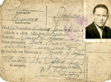 Tarjeta Provisional de Identidad de Ricardo Fanjul Felgueroso